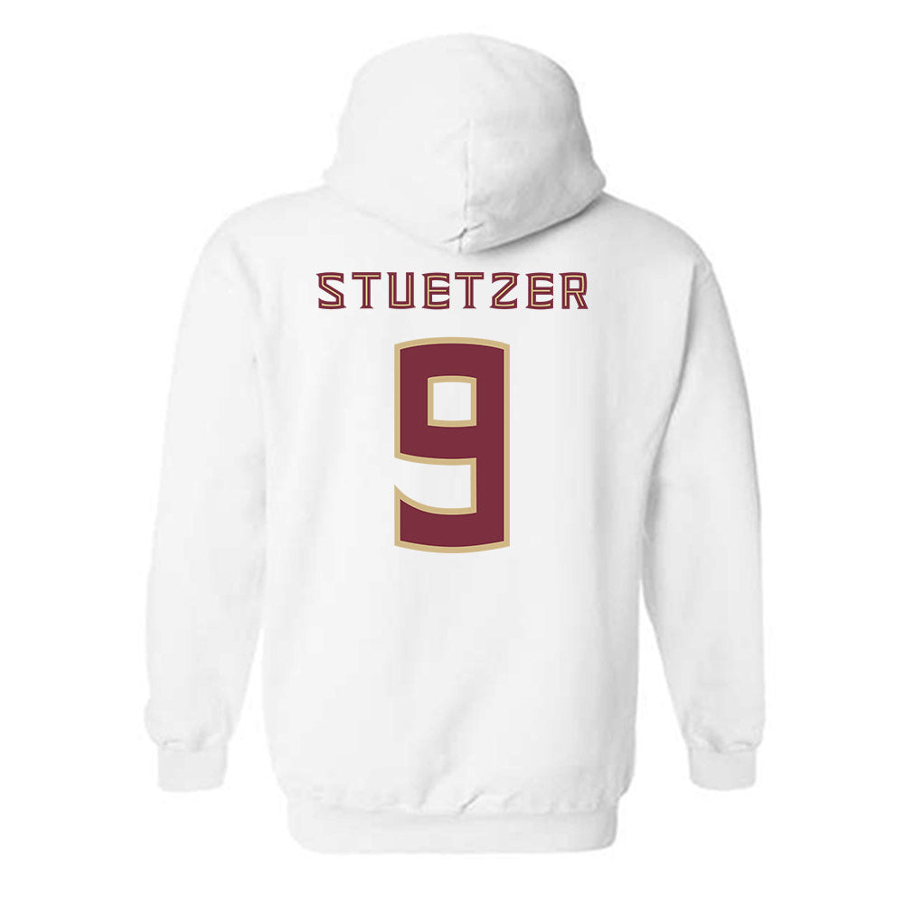 FSU - NCAA Baseball : John Stuetzer - Replica Shersey Hooded Sweatshirt-1