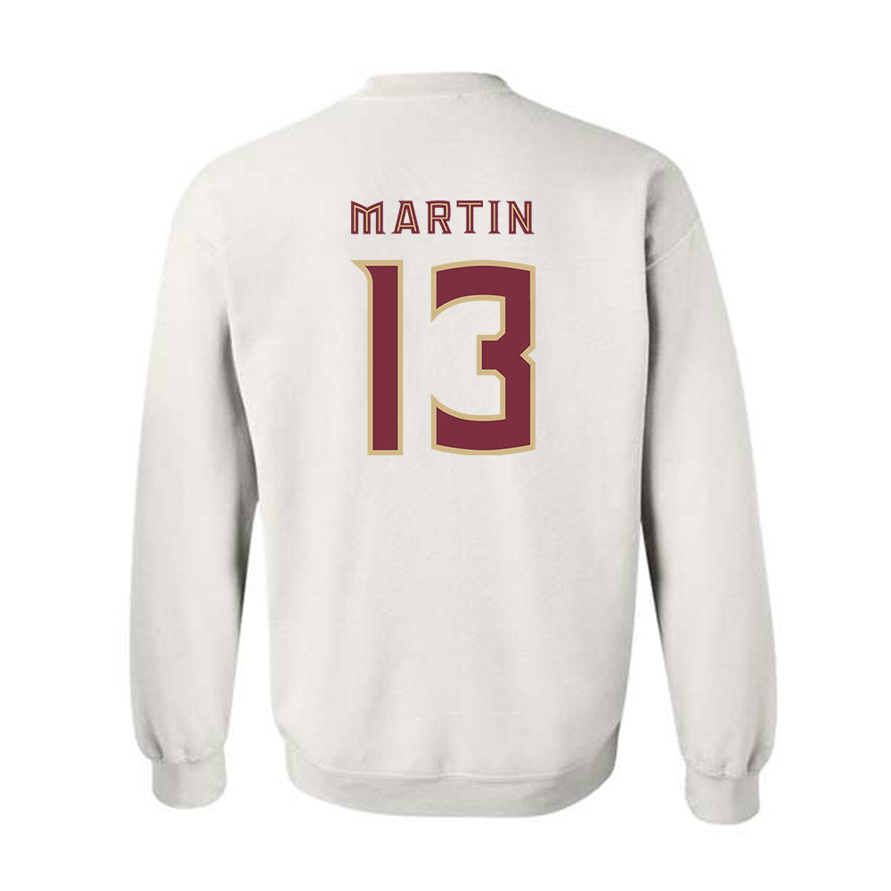 FSU - NCAA Men's Lacrosse : Kyle Martin - Replica Shersey Crewneck Sweatshirt-1