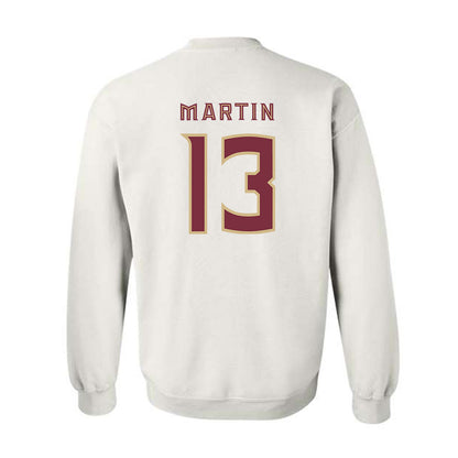 FSU - NCAA Men's Lacrosse : Kyle Martin - Replica Shersey Crewneck Sweatshirt-1
