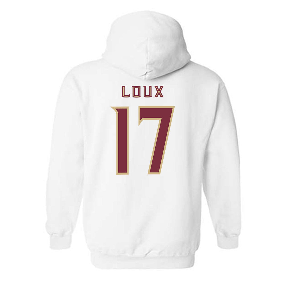 FSU - NCAA Women's Basketball : Kennedy Loux - Replica Shersey Hooded Sweatshirt-1