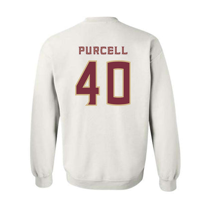 FSU - NCAA Baseball : Brodie Purcell - Replica Shersey Crewneck Sweatshirt-1
