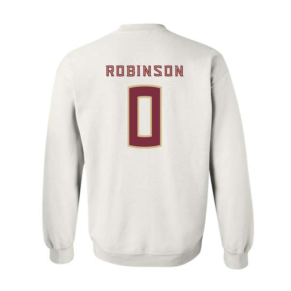 FSU - NCAA Football : Duce Robinson - Replica Shersey Crewneck Sweatshirt-1