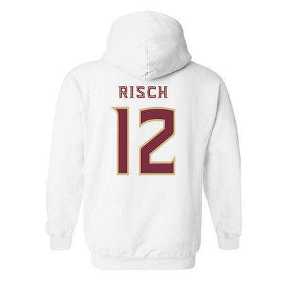 FSU - NCAA Women's Basketball : Emma Risch - Replica Shersey Hooded Sweatshirt-1