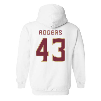 FSU - NCAA Football : Trent Rogers - Replica Shersey Hooded Sweatshirt-1