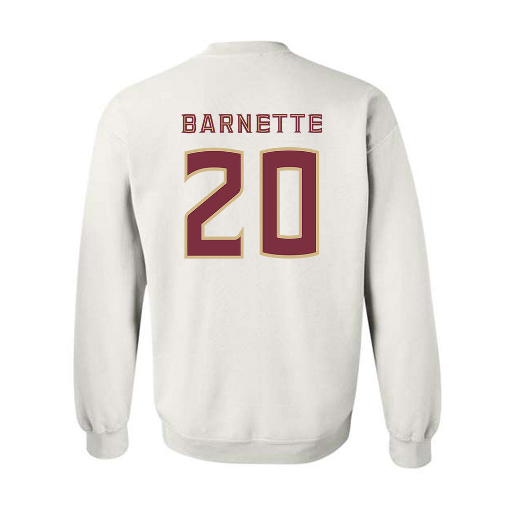 FSU - NCAA Women's Lacrosse : Emily Barnette - Replica Shersey Crewneck Sweatshirt-1