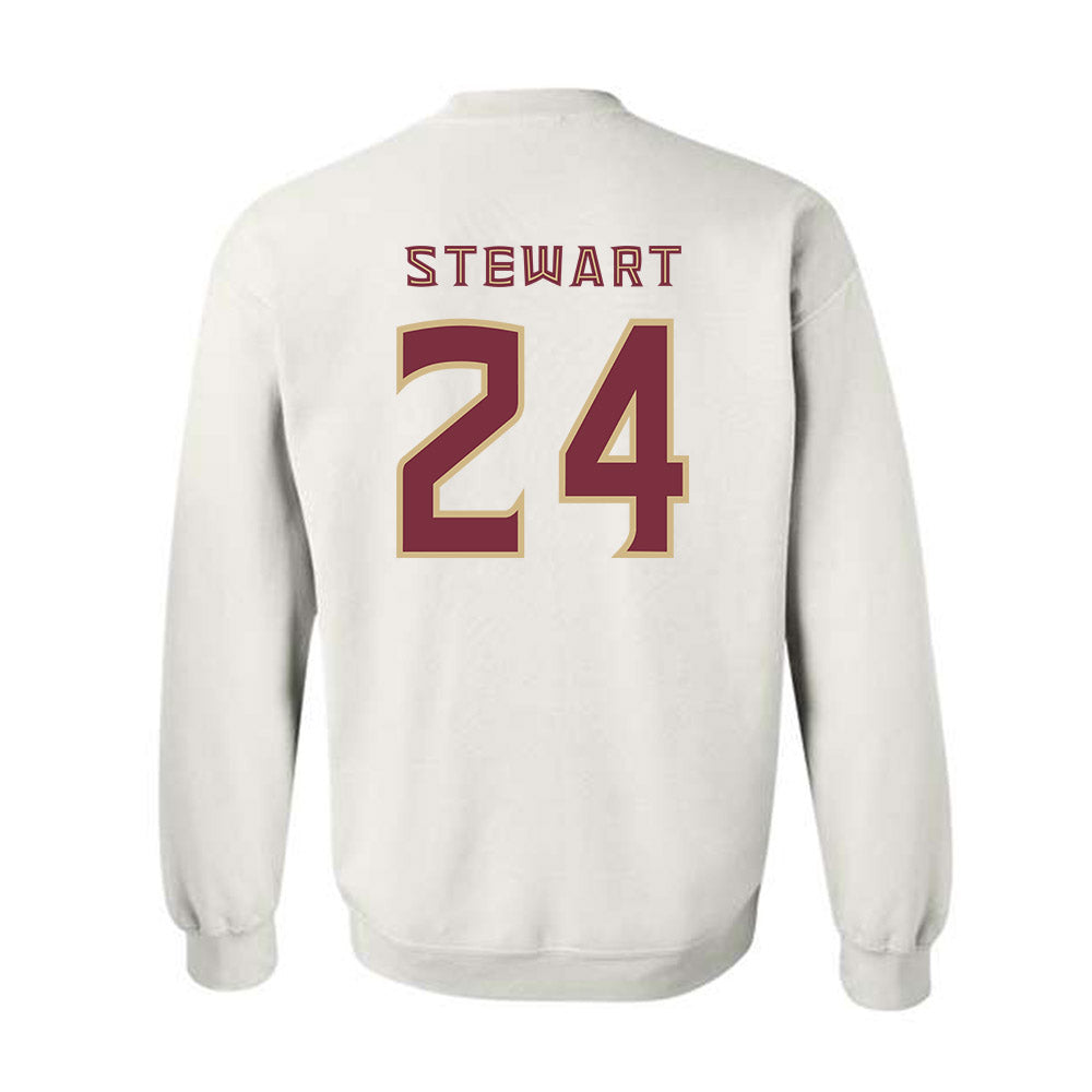 FSU - NCAA Women's Basketball : Morgan Stewart - Replica Shersey Crewneck Sweatshirt-1