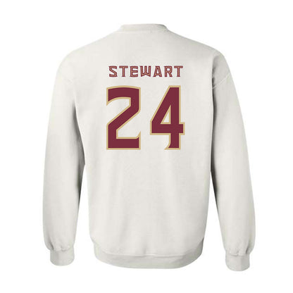FSU - NCAA Women's Basketball : Morgan Stewart - Replica Shersey Crewneck Sweatshirt-1