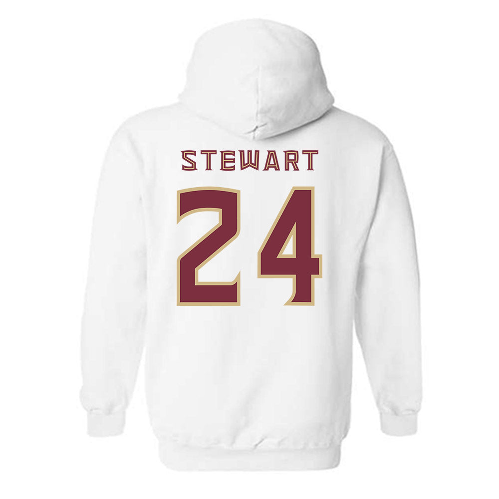 FSU - NCAA Women's Basketball : Morgan Stewart - Replica Shersey Hooded Sweatshirt-1