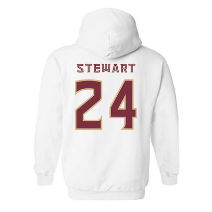 FSU - NCAA Women's Basketball : Morgan Stewart - Replica Shersey Hooded Sweatshirt-1