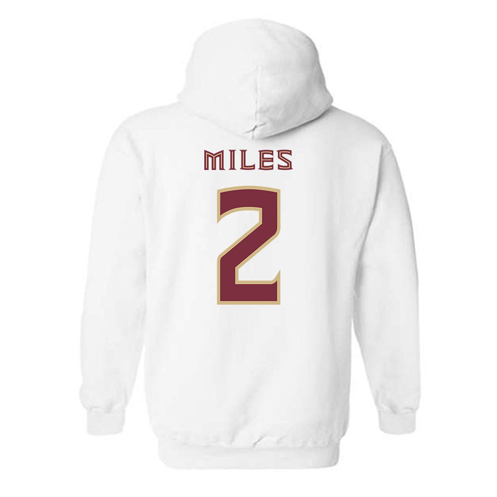 FSU - NCAA Men's Basketball : Cam Miles - Replica Shersey Hooded Sweatshirt-1