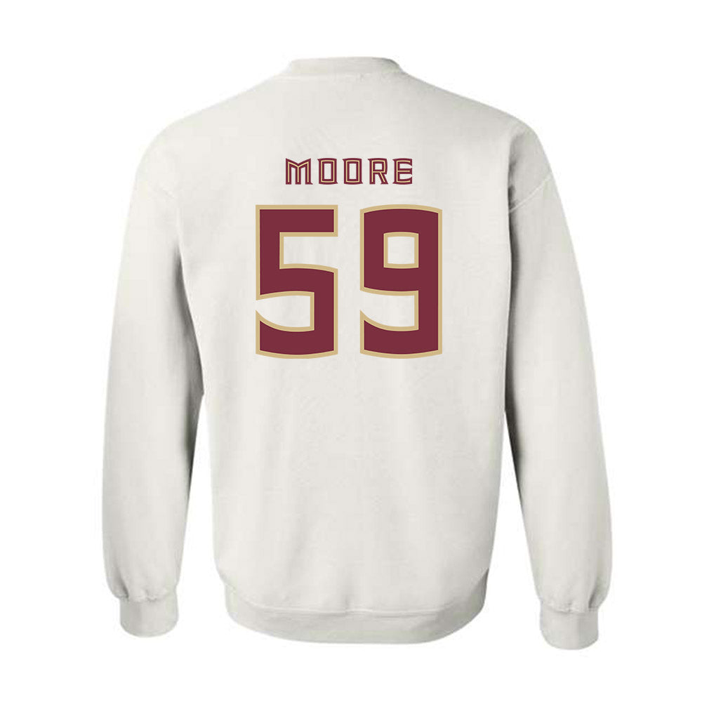 FSU - NCAA Football : Steven Moore - Replica Shersey Crewneck Sweatshirt-1