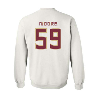 FSU - NCAA Football : Steven Moore - Replica Shersey Crewneck Sweatshirt-1
