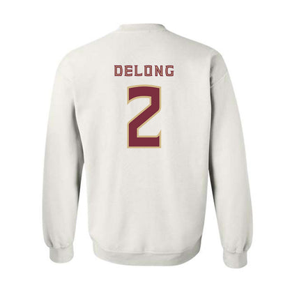 FSU - NCAA Softball : Addie DeLong - Replica Shersey Crewneck Sweatshirt