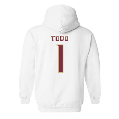 FSU - NCAA Women's Soccer : Adelyn Todd - Replica Shersey Hooded Sweatshirt-1