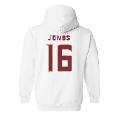 FSU - NCAA Football : Quindarrius Jones - Replica Shersey Hooded Sweatshirt