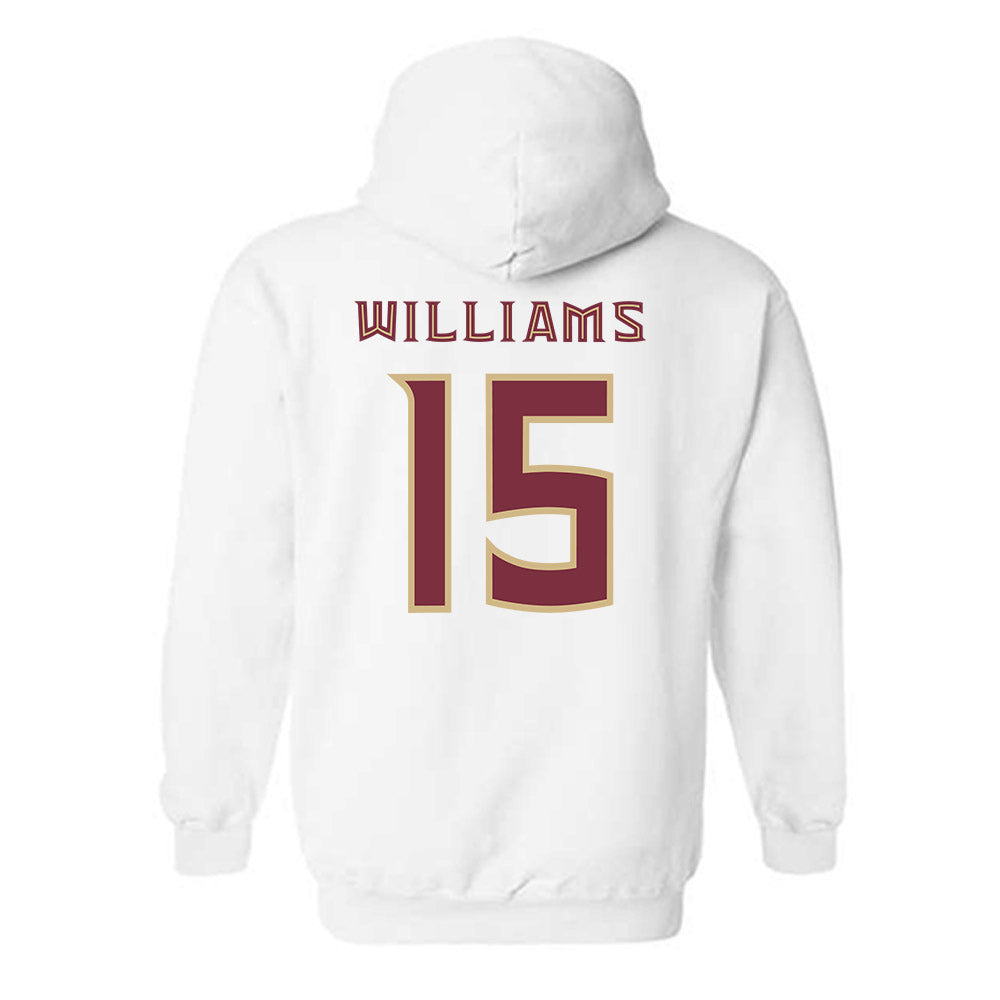 FSU - NCAA Women's Basketball : Sole Williams - Replica Shersey Hooded Sweatshirt-1