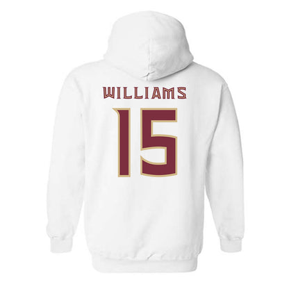FSU - NCAA Women's Basketball : Sole Williams - Replica Shersey Hooded Sweatshirt-1