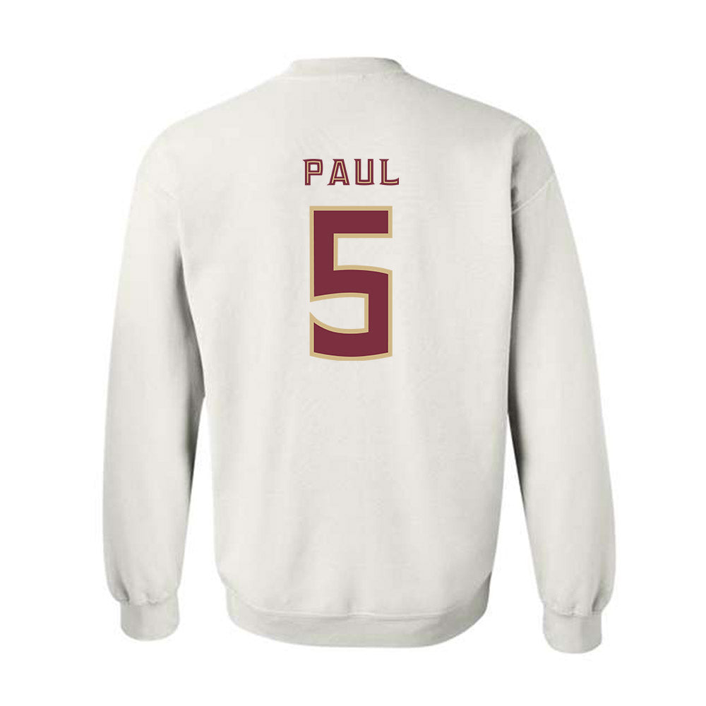 FSU - NCAA Men's Basketball : Collin Paul - Replica Shersey Crewneck Sweatshirt-1