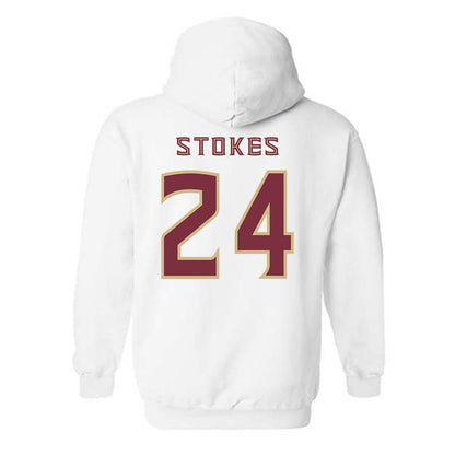 FSU - NCAA Baseball : Cole Stokes - Replica Shersey Hooded Sweatshirt-1