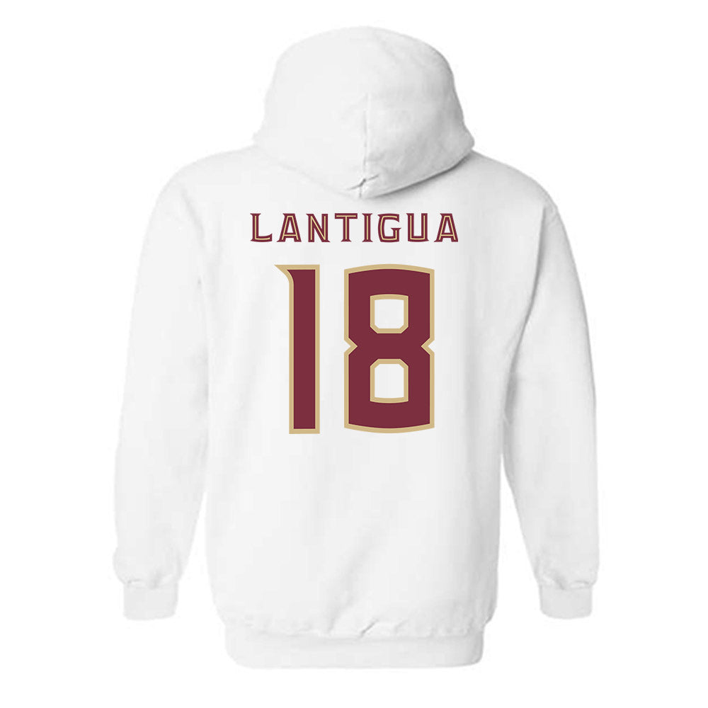 FSU - NCAA Baseball : Emmanuel Lantigua - Replica Shersey Hooded Sweatshirt-1
