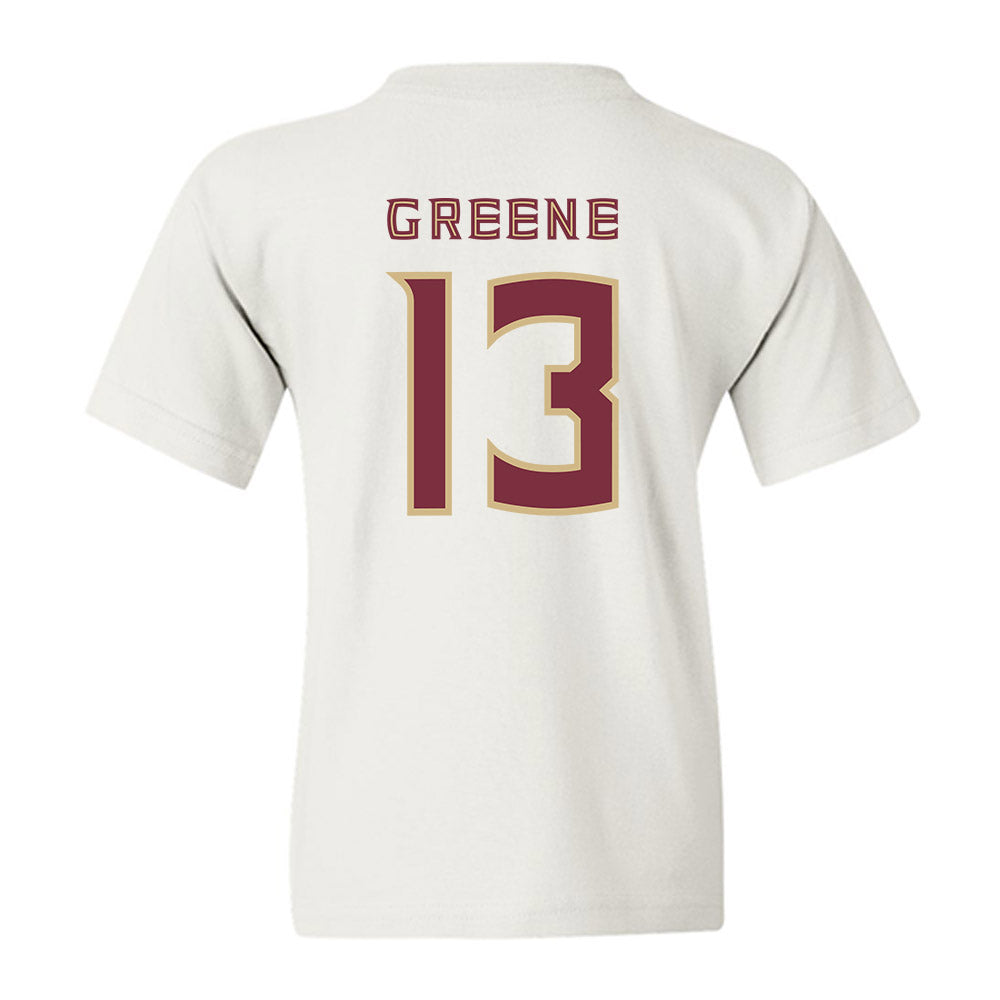 FSU - NCAA Women's Basketball : Tatum Greene - Replica Shersey Youth T-Shirt-1
