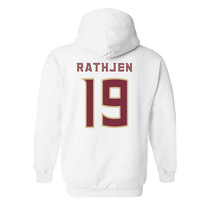FSU - NCAA Women's Lacrosse : Katherine Rathjen - Replica Shersey Hooded Sweatshirt-1