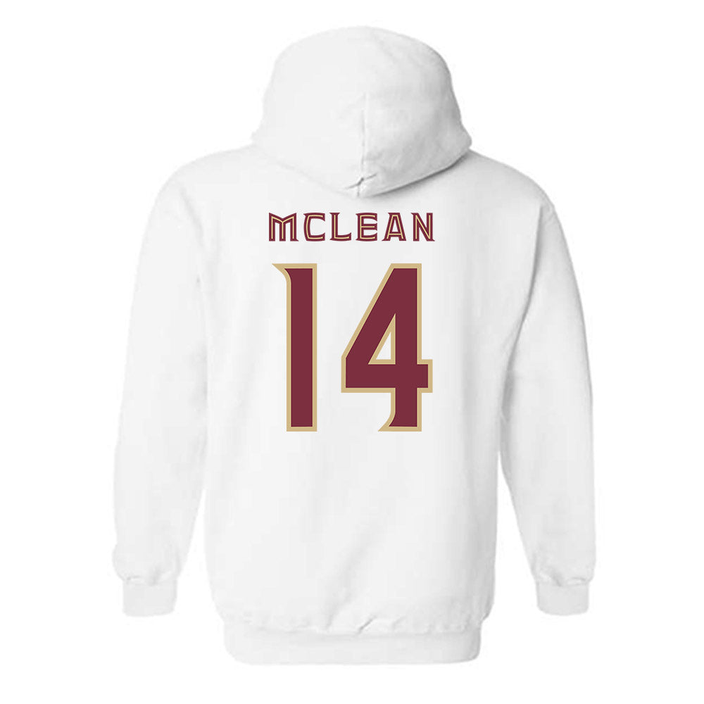 FSU - NCAA Women's Lacrosse : Katie McLean - Replica Shersey Hooded Sweatshirt-1