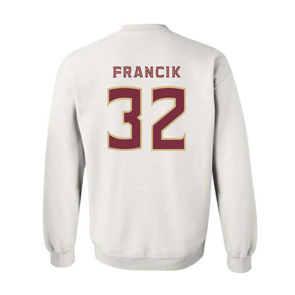 FSU - NCAA Softball : Jazzy Francik - Replica Shersey Crewneck Sweatshirt-1