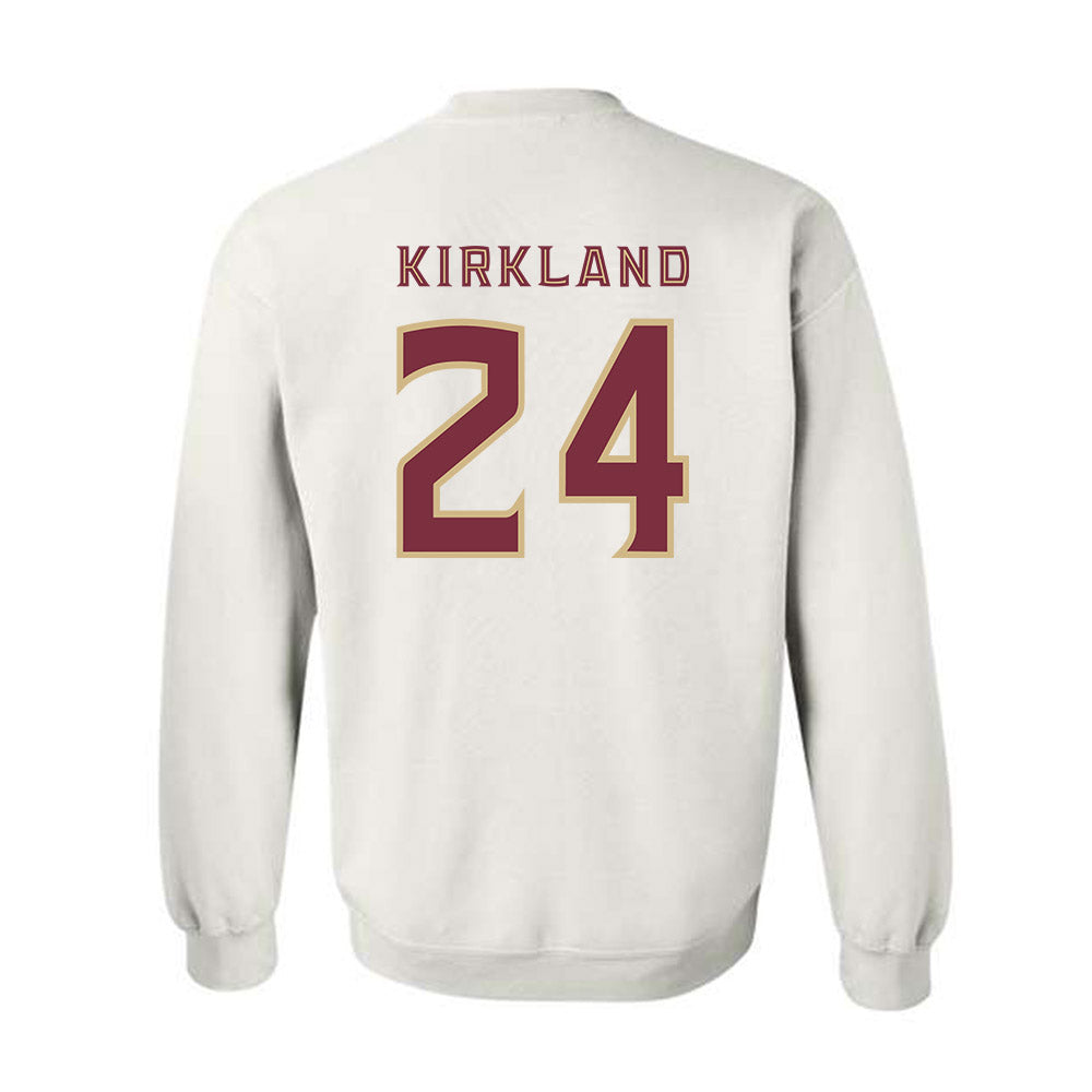 FSU - NCAA Football : K.J. Kirkland - Replica Shersey Crewneck Sweatshirt-1
