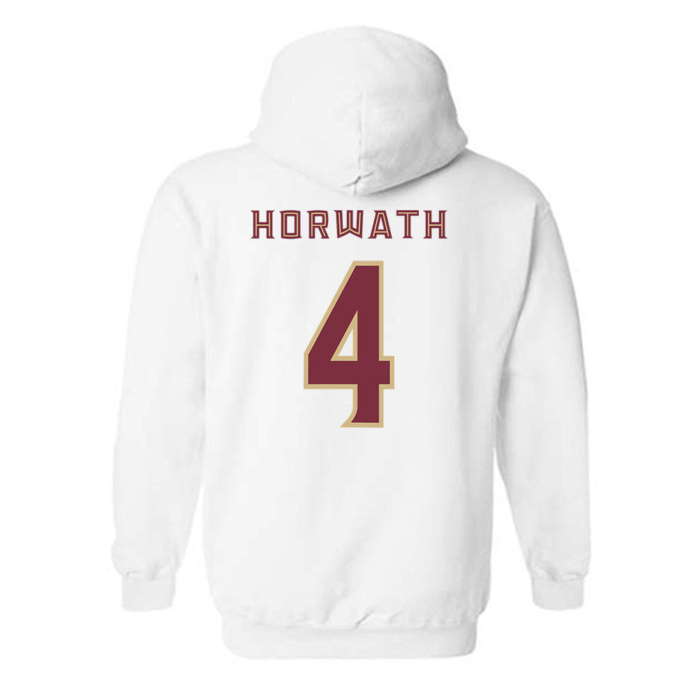 FSU - NCAA Beach Volleyball : Jess Horwath - Replica Shersey Hooded Sweatshirt-1