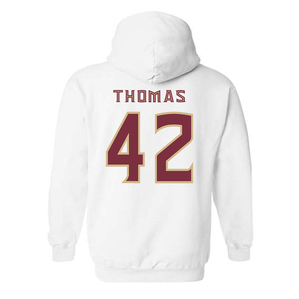 FSU - NCAA Football : Chris Thomas - Replica Shersey Hooded Sweatshirt-1