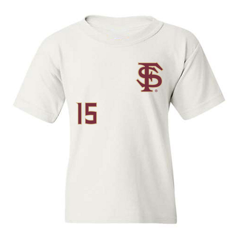 FSU - NCAA Baseball : Kelvyn Paulino Jr - Replica Shersey Youth T-Shirt-0