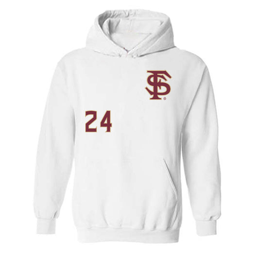 FSU - NCAA Women's Soccer : Anaiyah Robinson - Replica Shersey Hooded Sweatshirt-0