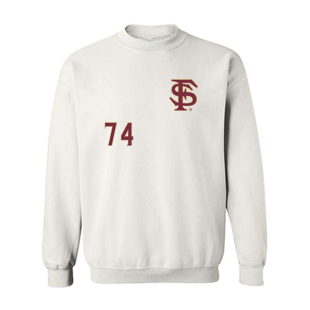 FSU - NCAA Football : Jonathan Daniels - Replica Shersey Crewneck Sweatshirt-0