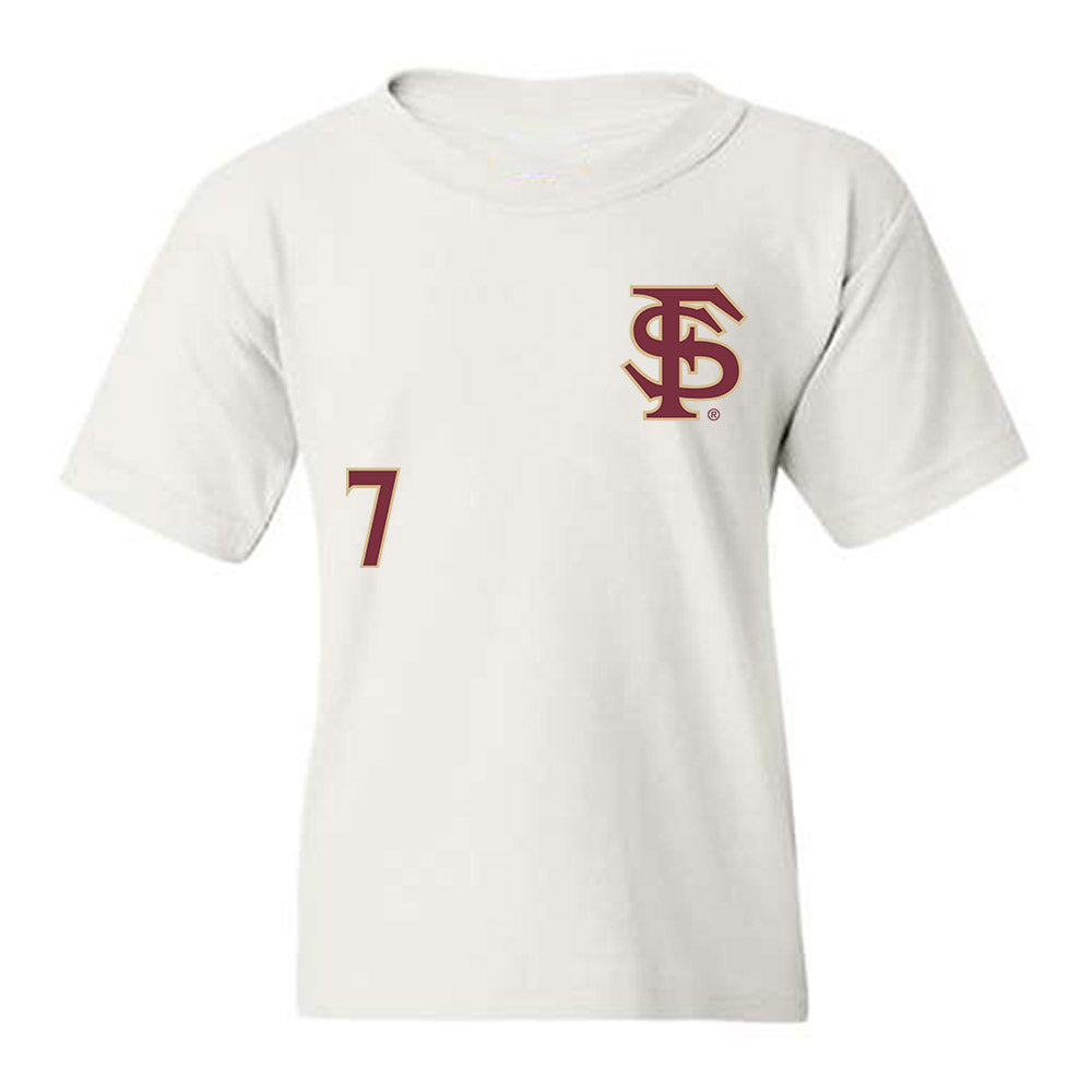 FSU - NCAA Baseball : Nick Barron - Replica Shersey Youth T-Shirt-0