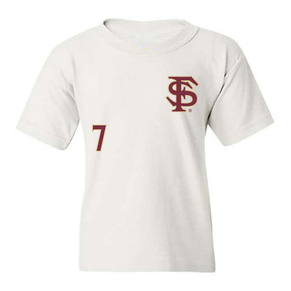 FSU - NCAA Baseball : Nick Barron - Replica Shersey Youth T-Shirt-0