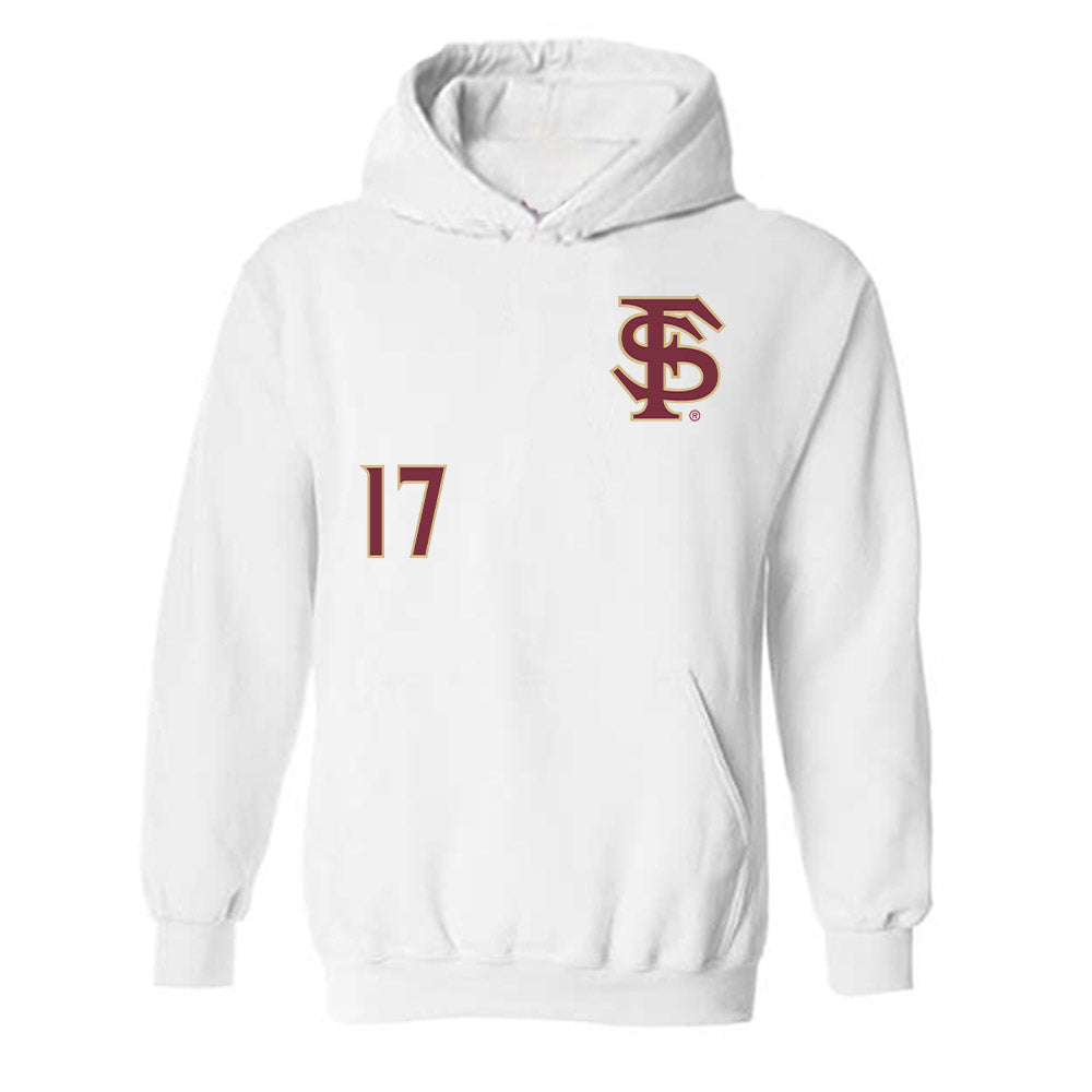 FSU - NCAA Baseball : Charlie Buckles - Replica Shersey Hooded Sweatshirt-0