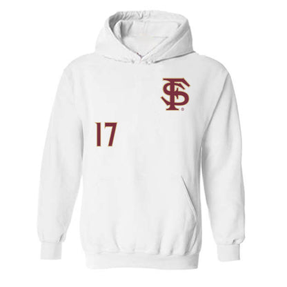 FSU - NCAA Baseball : Charlie Buckles - Replica Shersey Hooded Sweatshirt-0