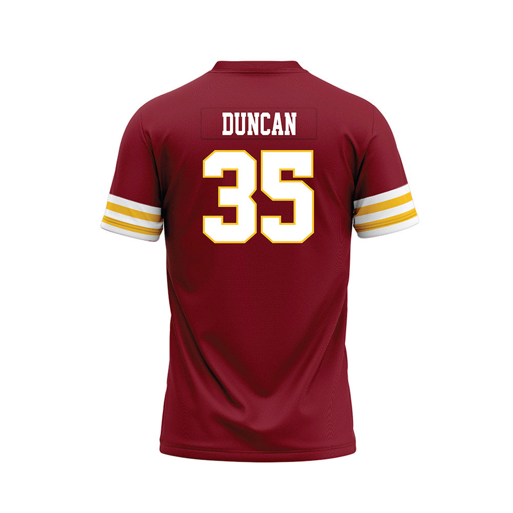 Iowa State - NCAA Football : Tayten Duncan - Cardinal Premium Football Jersey-1
