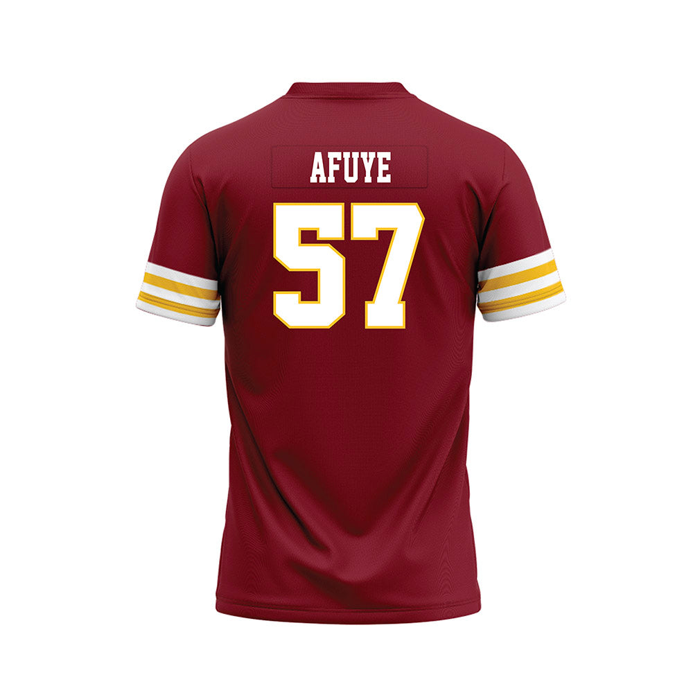 Iowa State - NCAA Football : Ajibola Afuye - Cardinal Premium Football Jersey-1