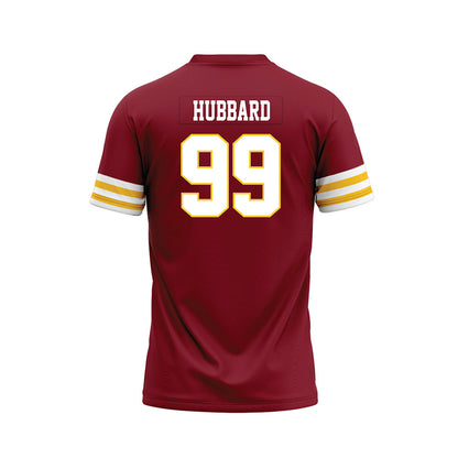 Iowa State - NCAA Football : Greg Hubbard - Cardinal Premium Football Jersey-1