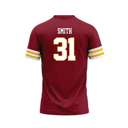 Iowa State - NCAA Football : Montreze Smith - Cardinal Premium Football Jersey-1