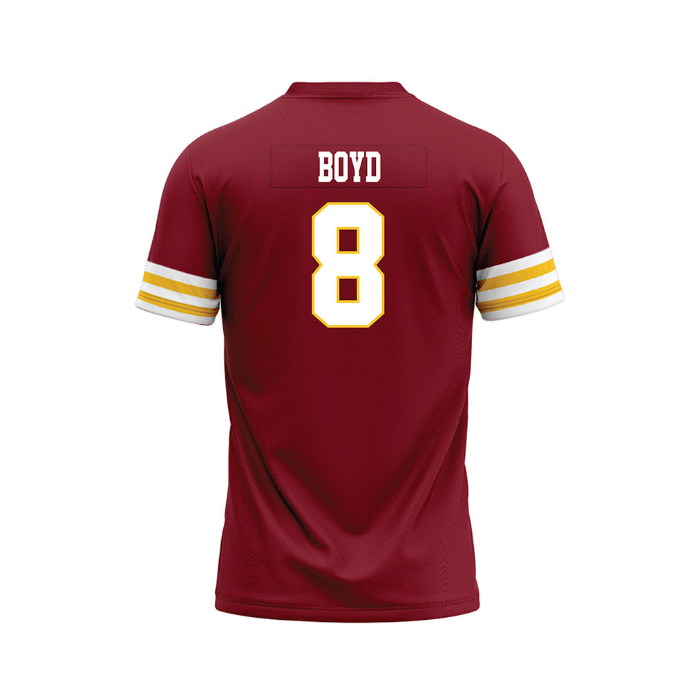 Iowa State - NCAA Football : Evan Boyd - Cardinal Premium Football Jersey-1