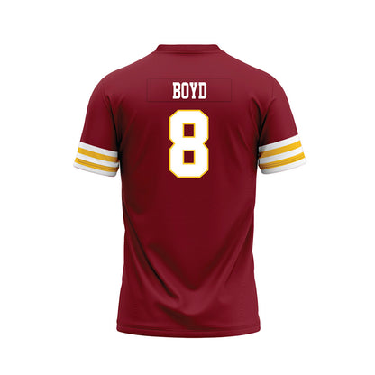 Iowa State - NCAA Football : Evan Boyd - Cardinal Premium Football Jersey-1