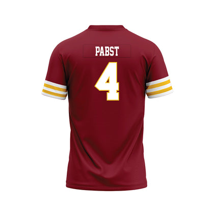 Iowa State - NCAA Football : Carter Pabst - Cardinal Premium Football Jersey-1