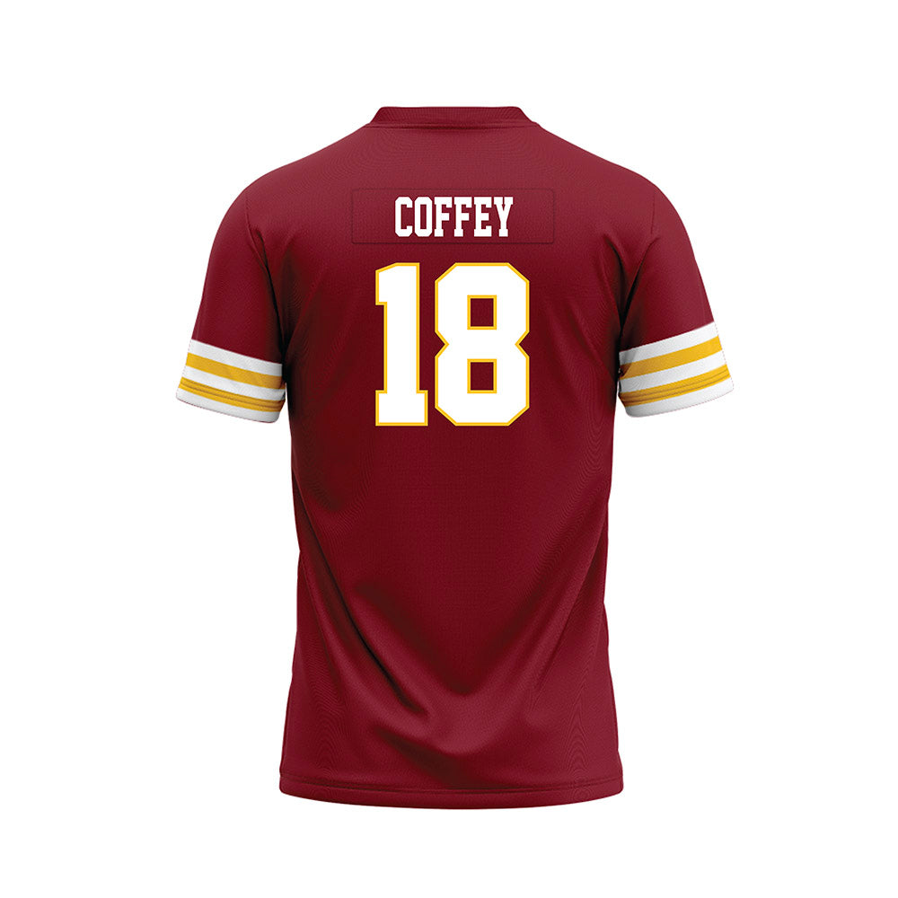 Iowa State - NCAA Football : David Coffey - Cardinal Premium Football Jersey
