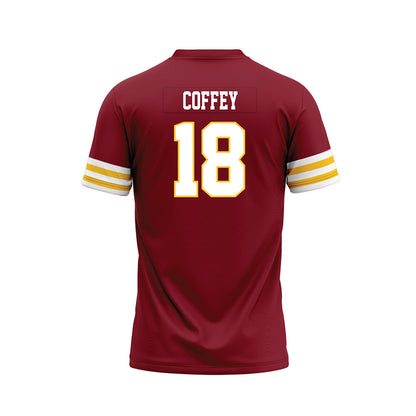 Iowa State - NCAA Football : David Coffey - Cardinal Premium Football Jersey