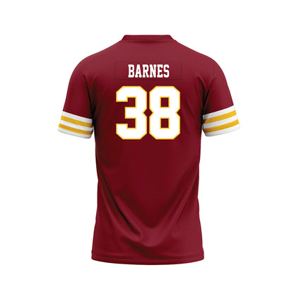 Iowa State - NCAA Football : Amiri Barnes - Cardinal Premium Football Jersey-1