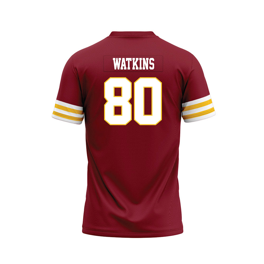 Iowa State - NCAA Football : Malcolm Watkins - Cardinal Premium Football Jersey-1