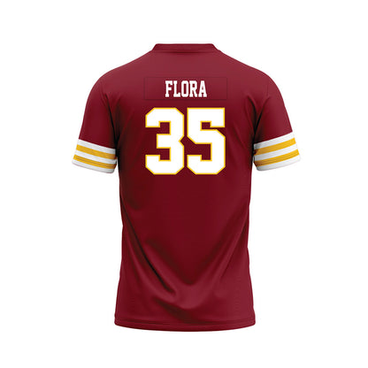 Iowa State - NCAA Football : Aiden Flora - Cardinal Premium Football Jersey